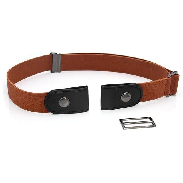 BUCKLESS LEATHER WOMAN BELT - Qokys