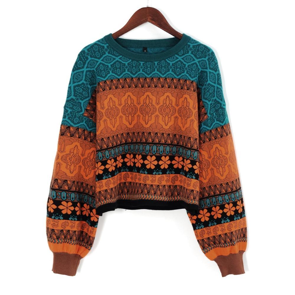 CHIC VINTAGE SWEATER - Qokys