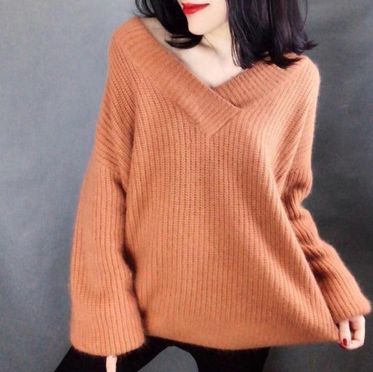 COOL V NECK SWEATER - Qokys