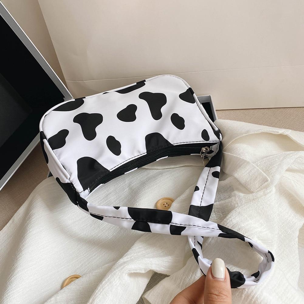 COW PRINT SHOULDER BAG - Qokys