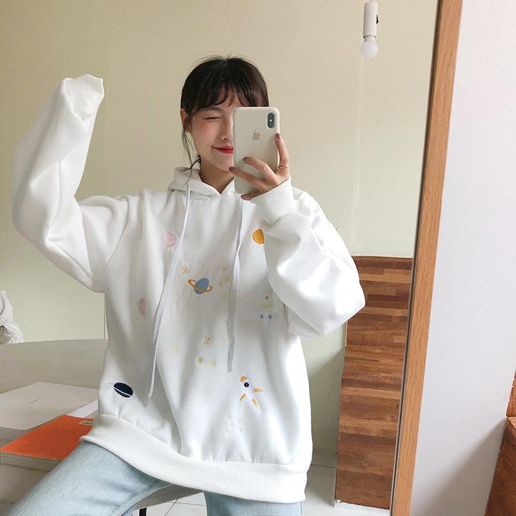 CUTE GALAXY HARAJUKU HOODIE - Qokys