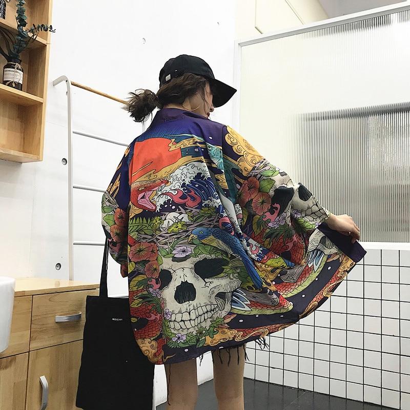 HARAJUKU KIMONO STYLE BLOUSE - Qokys