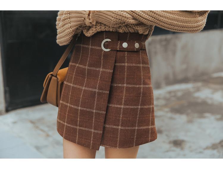 HARAJUKU PLAID SKIRT - Qokys