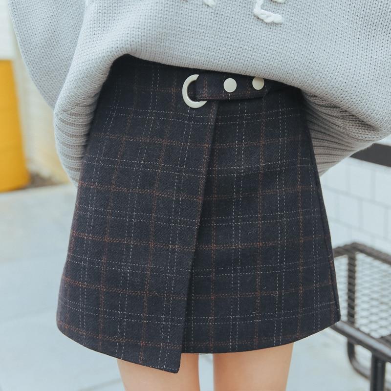 HARAJUKU PLAID SKIRT - Qokys