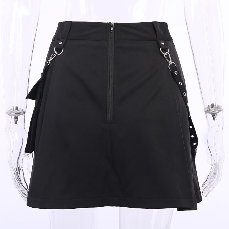 HIGH WAIST HARAJUKU MINI SKIRT - Qokys