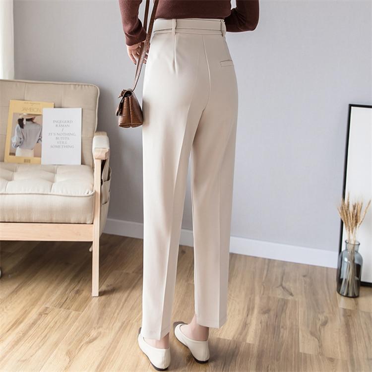 HIGH WAIST OFFICE LADY PANTS - Qokys