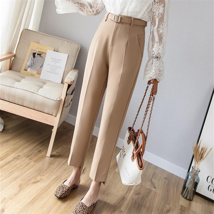 HIGH WAIST OFFICE LADY PANTS - Qokys