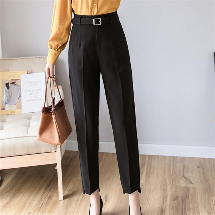 HIGH WAIST OFFICE LADY PANTS - Qokys