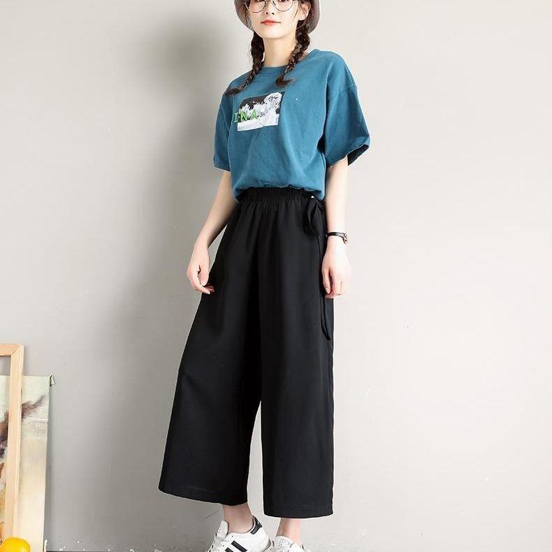 KOREAN STYLE WIDE LEG PANTS - Qokys