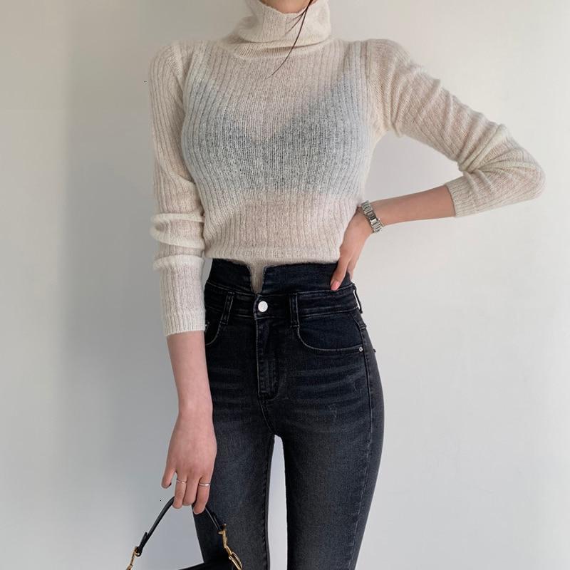 KOREAN TURTLENECK LONG SLEEVE SWEATER - Qokys