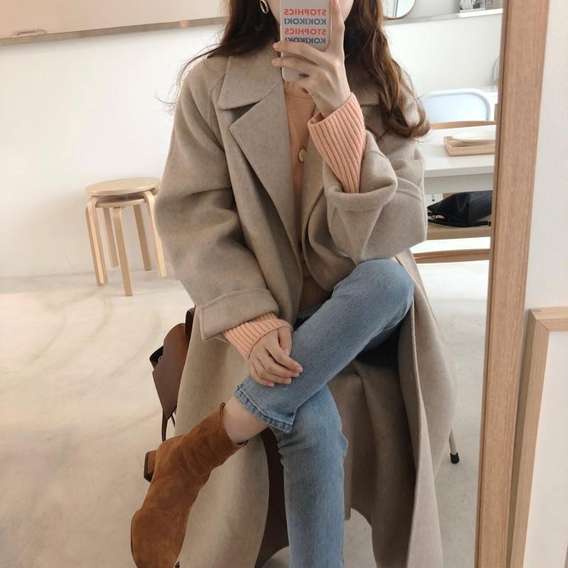 KOREAN WINTER LONG COAT - Qokys