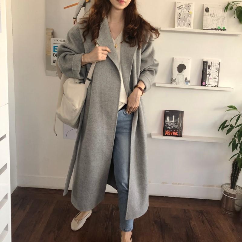 KOREAN WINTER LONG COAT - Qokys