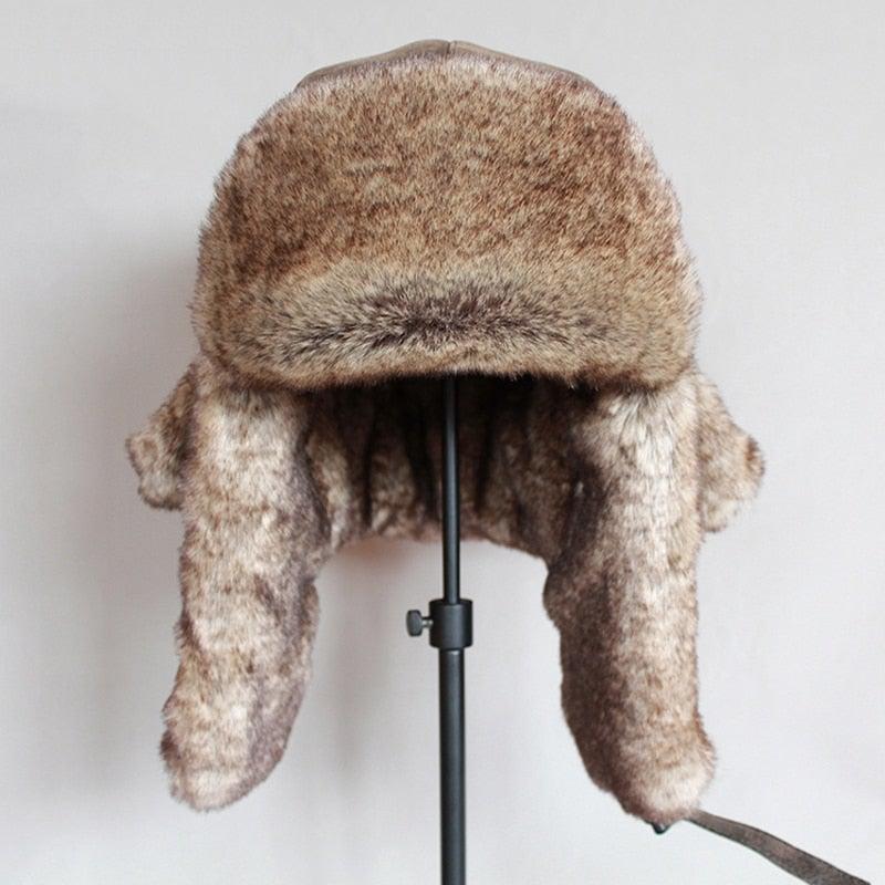 LEATHER TRAPPER HAT - Qokys