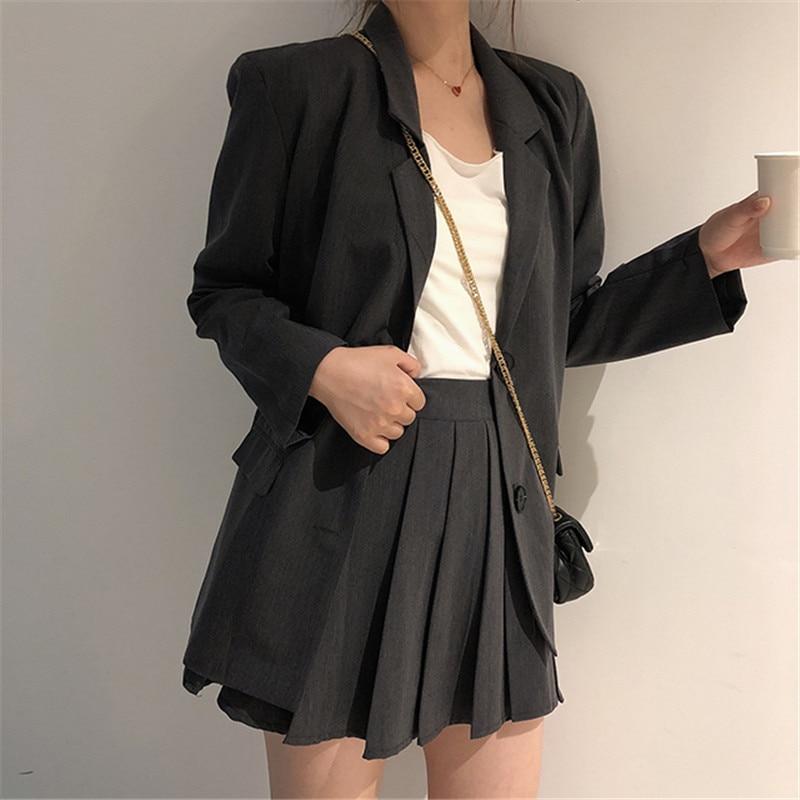 PLEATED BUSINESS OUTFIT - Qokys